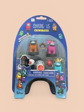 Among Us Crewmates 5-Pack Toy Figures - Multicolor